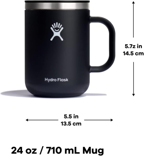 Hydro Flask Insulated Mug for Coffee, Tea, Hot Chocolate - Leak-Resistant Lid, Keeps Drinks Hot - Image 11