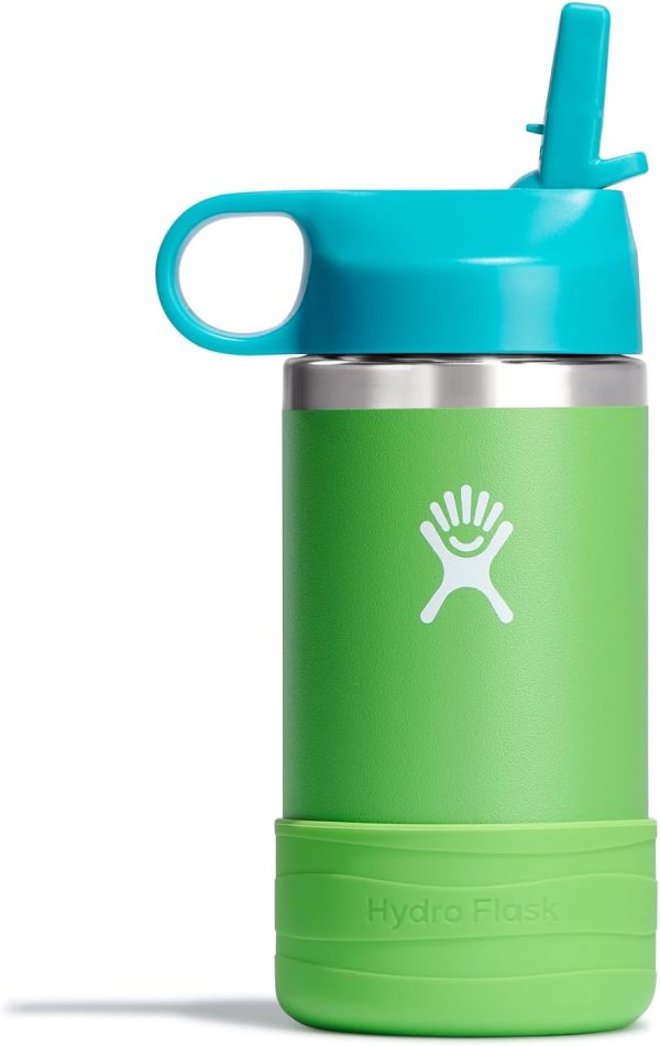 HYDRO FLASK Kids Water Bottle Jr. Stainless Steel Insulated With Straw Cap for Water, Milk, Juice, School, Camp, Sport, Play and Lunch, Easy to Clean, Leak-Resistant - Image 10