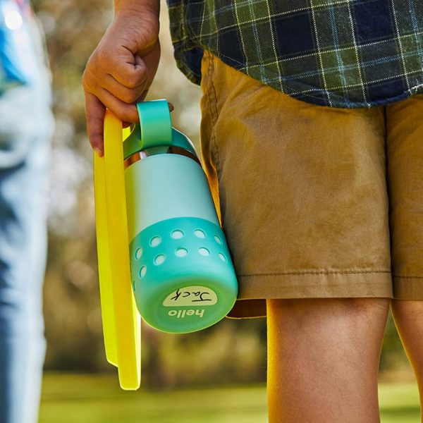 HYDRO FLASK Kids Water Bottle Jr. Stainless Steel Insulated With Straw Cap for Water, Milk, Juice, School, Camp, Sport, Play and Lunch, Easy to Clean, Leak-Resistant - Image 27