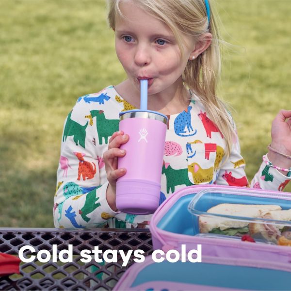 Hydro Flask Kids Tumbler Jr. Stainless Steel Vacuum Insulated Tumbler Cup with Lid and Straw for Cold Water and Drinks for Sports, School, Camp, Lunch - Image 4