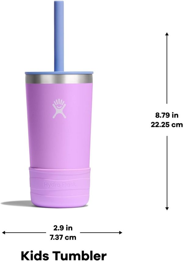 Hydro Flask Kids Tumbler Jr. Stainless Steel Vacuum Insulated Tumbler Cup with Lid and Straw for Cold Water and Drinks for Sports, School, Camp, Lunch - Image 7