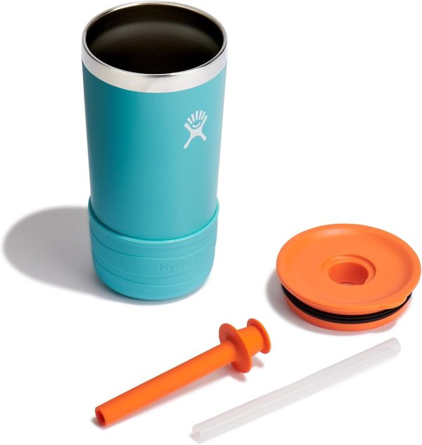 Hydro Flask Kids Tumbler Jr. Stainless Steel Vacuum Insulated Tumbler Cup with Lid and Straw for Cold Water and Drinks for Sports, School, Camp, Lunch - Image 9