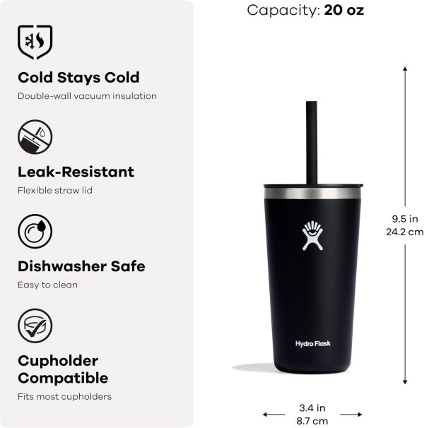 Hydro Flask 20 Oz All Around Tumbler Straw Lid Reef - Image 3