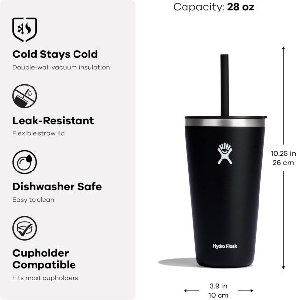 Hydro Flask 20 Oz All Around Tumbler Straw Lid Reef - Image 22