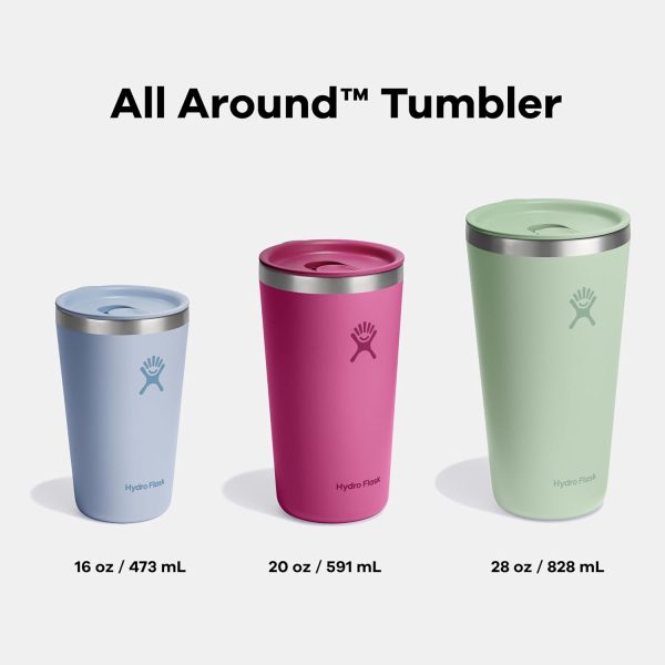 Hydro Flask 20 Oz All Around Tumbler Straw Lid Reef - Image 36