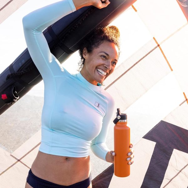 Hydro Flask 24 Oz Stainless Steel Standard Mouth Water Bottle with Flex Straw Cap and Double-Wall Vacuum Insulation - Image 24