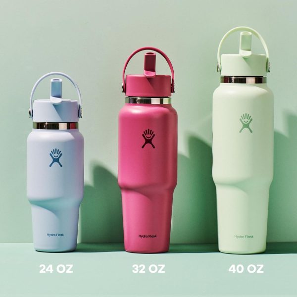 Hydro Flask 24 OZ Wide Flex Straw Travel Bottle SURF - Image 4