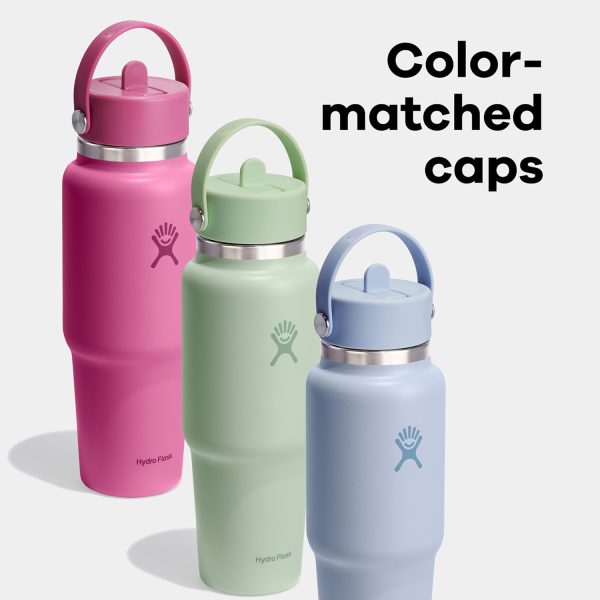 Hydro Flask 24 OZ Wide Flex Straw Travel Bottle SURF - Image 10