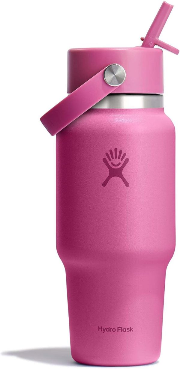 Hydro Flask 24 OZ Wide Flex Straw Travel Bottle SURF - Image 11