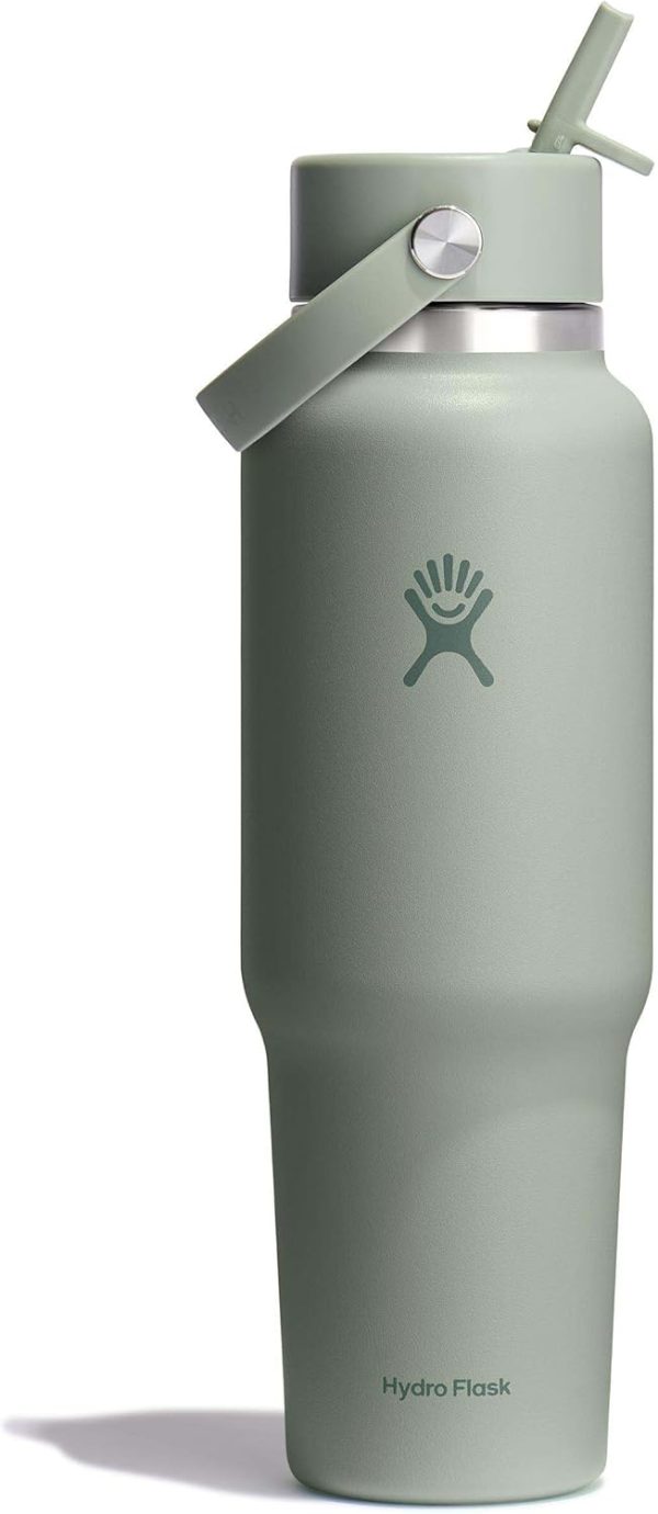 Hydro Flask 24 OZ Wide Flex Straw Travel Bottle SURF - Image 13