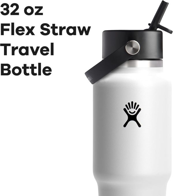 Hydro Flask 24 OZ Wide Flex Straw Travel Bottle SURF - Image 47