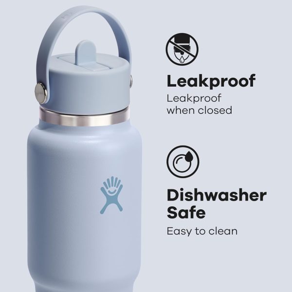 Hydro Flask 24 OZ Wide Flex Straw Travel Bottle SURF - Image 68
