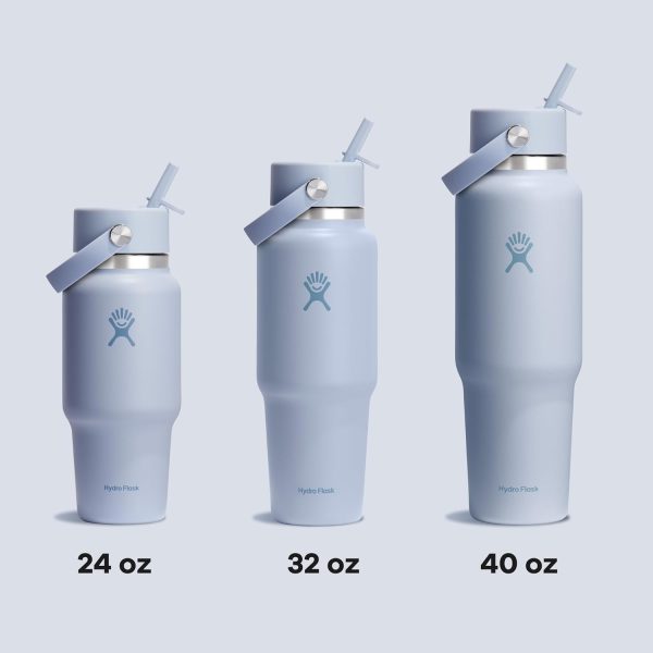 Hydro Flask 24 OZ Wide Flex Straw Travel Bottle SURF - Image 70