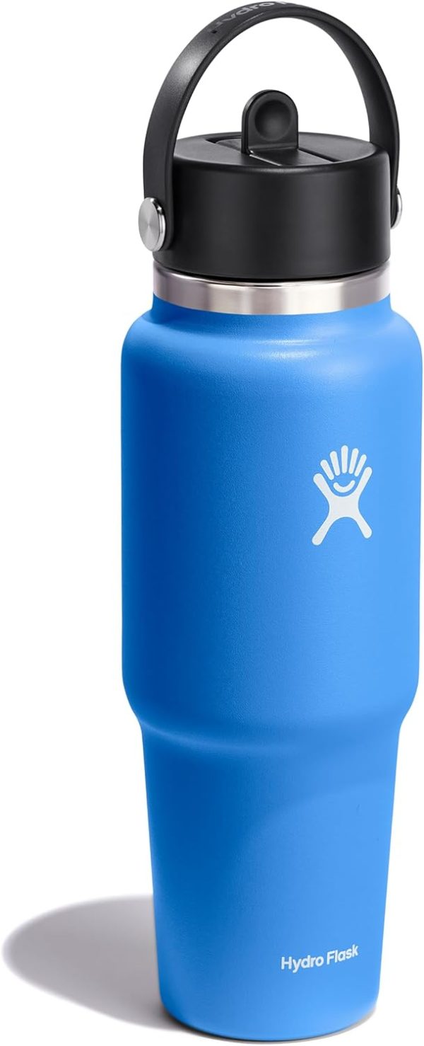 Hydro Flask 24 OZ Wide Flex Straw Travel Bottle SURF - Image 73