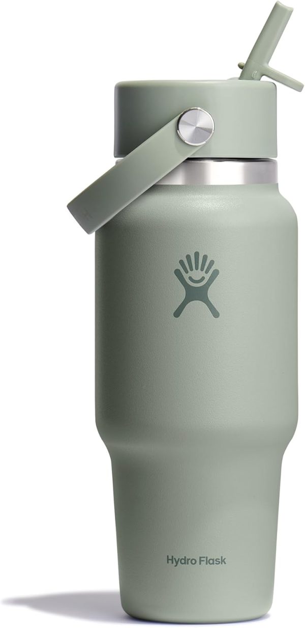 Hydro Flask 24 OZ Wide Flex Straw Travel Bottle SURF - Image 75