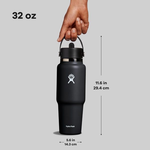 Hydro Flask 24 OZ Wide Flex Straw Travel Bottle SURF - Image 80