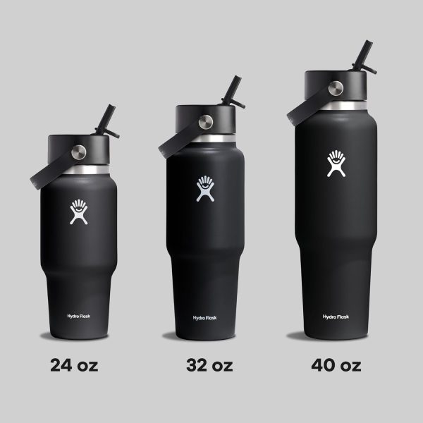 Hydro Flask 24 OZ Wide Flex Straw Travel Bottle SURF - Image 81
