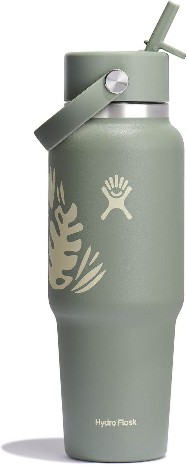 Hydro Flask 24 OZ Wide Flex Straw Travel Bottle SURF - Image 88